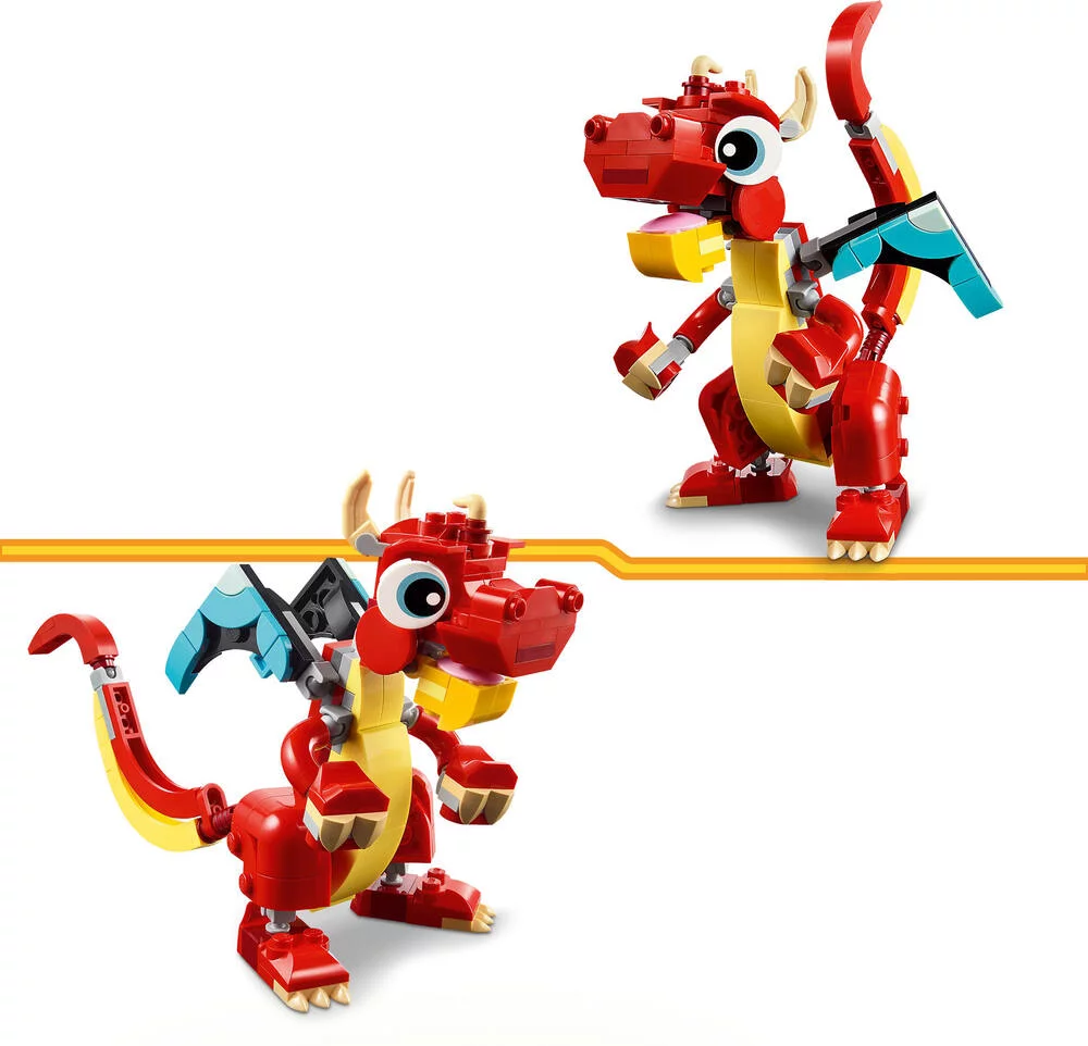 LEGO®CREATOR 31145 - LE DRAGON ROUGE