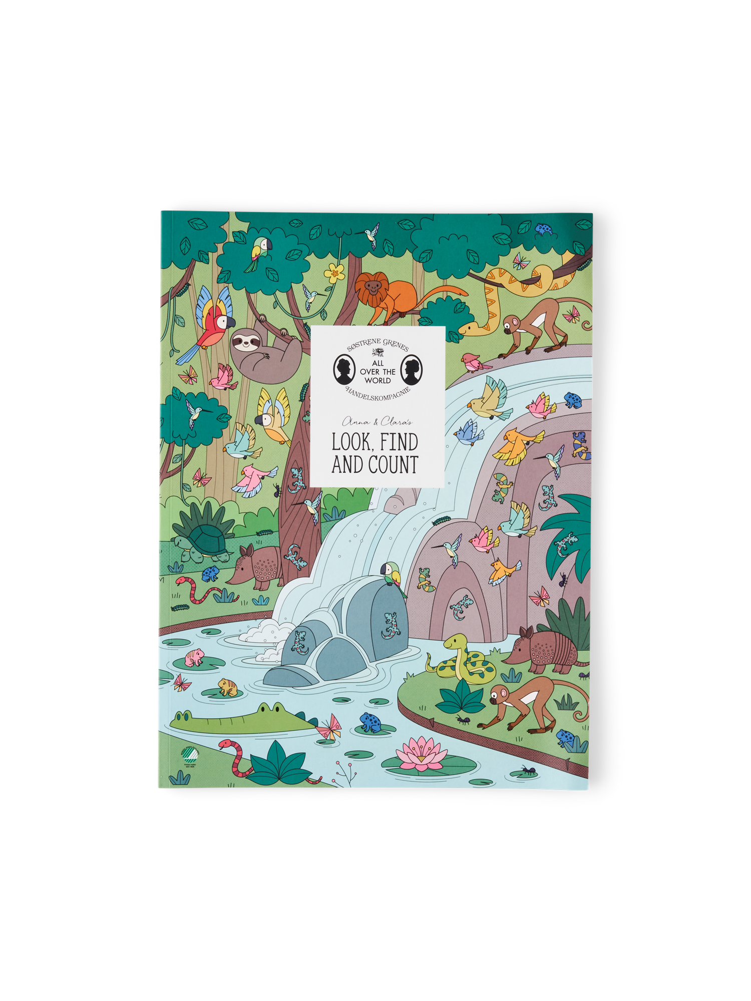 Se, find og tæl-bog | Papir. 24 x 32 cm. 32 sider. | Multi