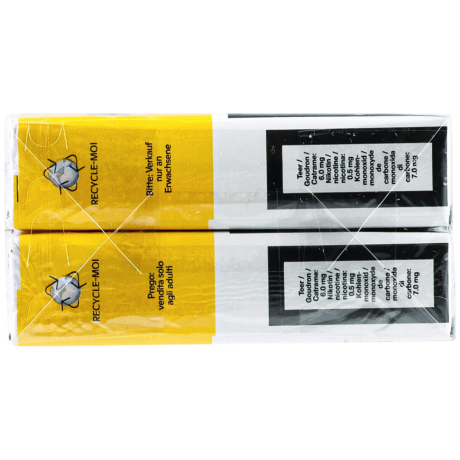 Parisienne Zigaretten Jaune Soft Stange