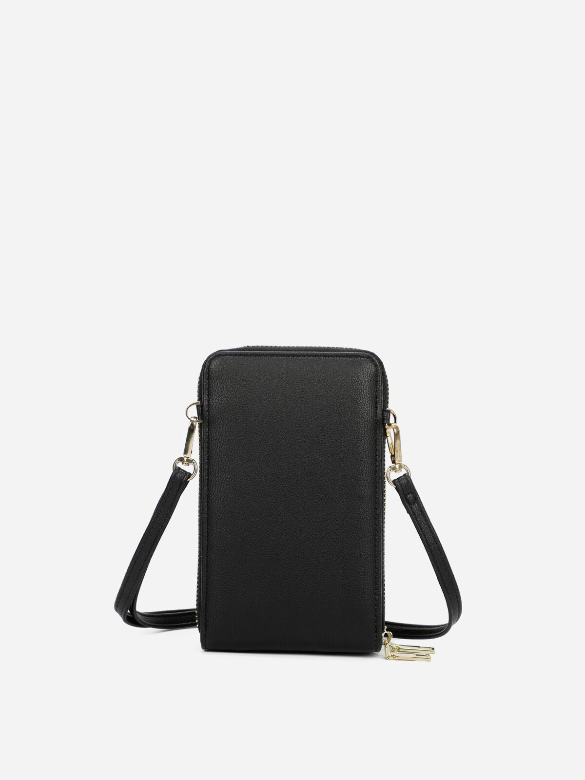 Sacoche à double poches zippées- Noir
