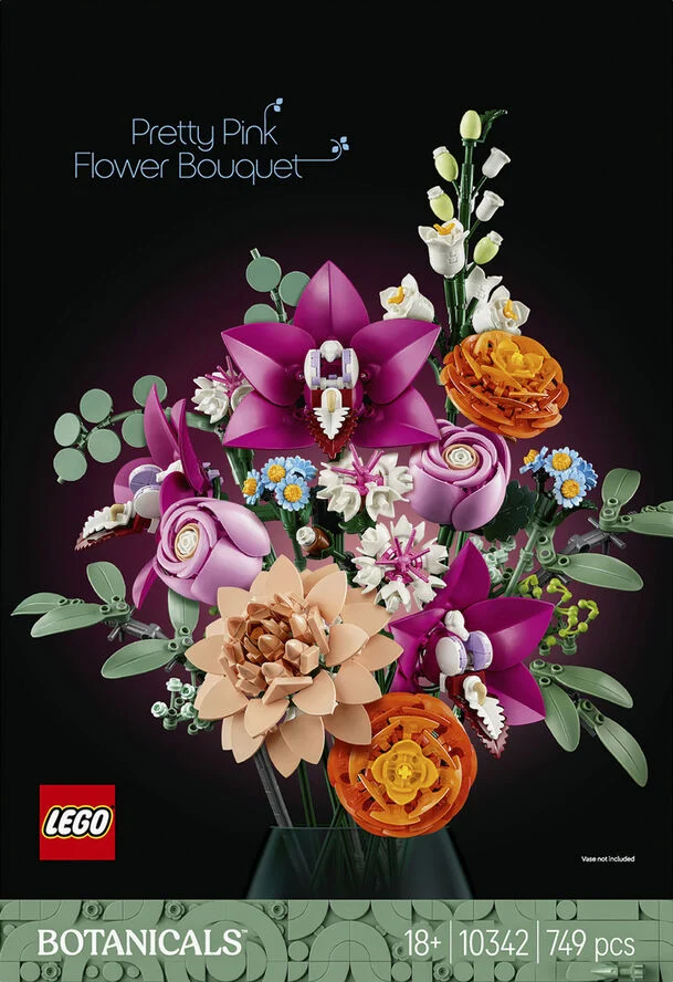 Lego Smuk pink blomsterbuket 10342