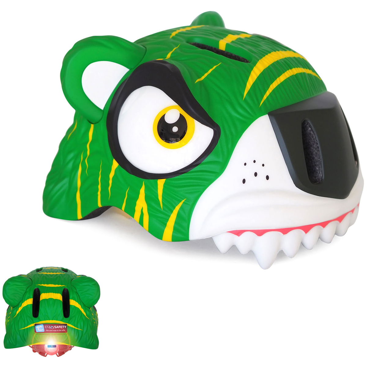 Crazy SafetyCrazy Safety   Helm Tier tiger grün