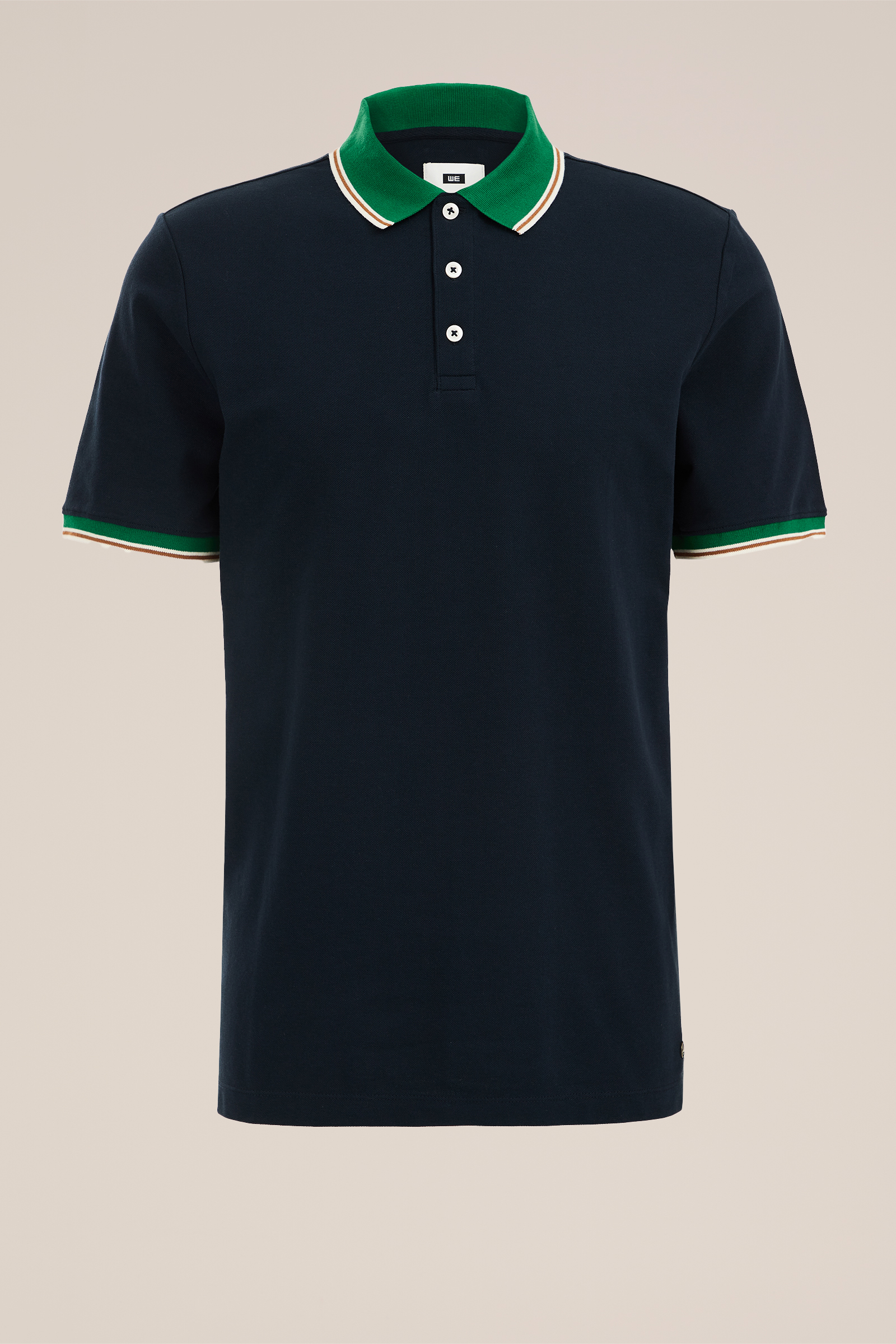polo WE Fashion Donkerblauw