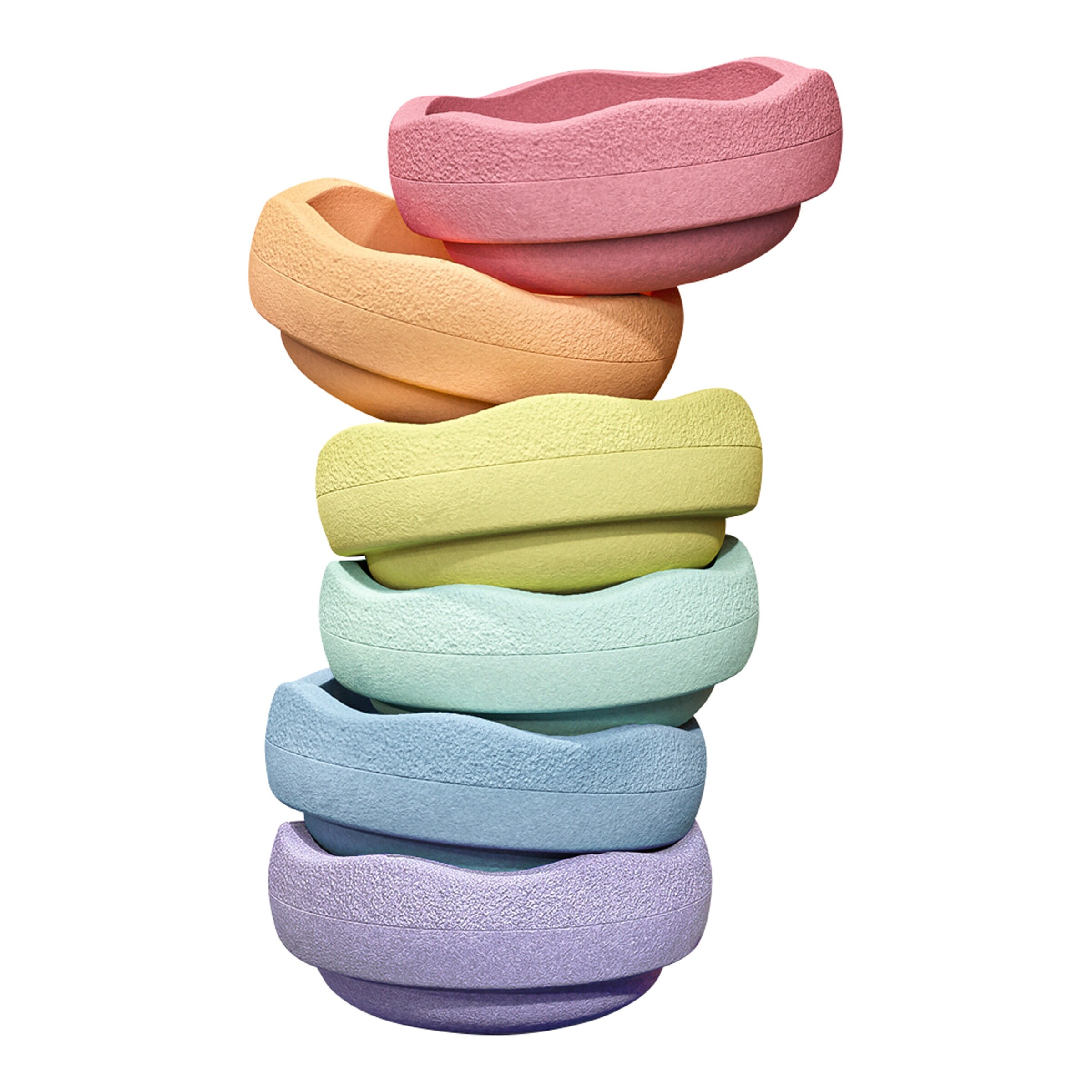 Stapelstein Stapelstein Original Mini rainbow pastel