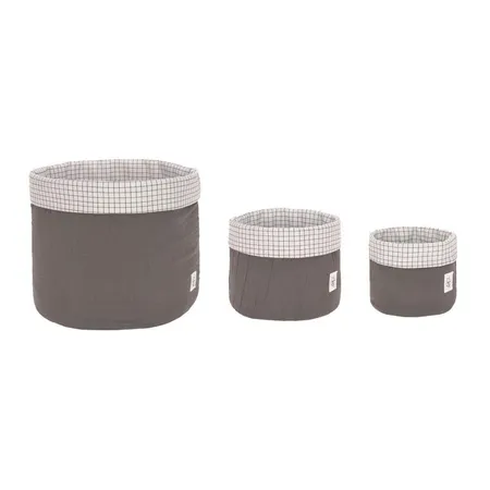 Lässig Aufbewahrungskorb (3 Stk) - Basket, Anthracite