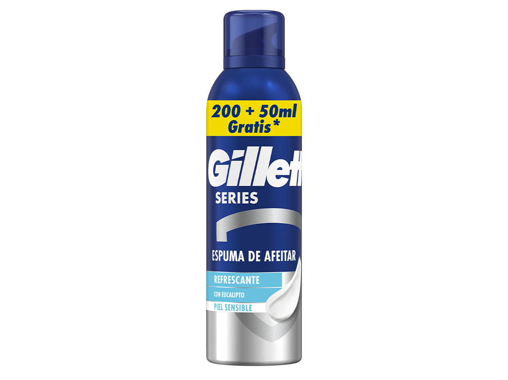 ESPUMA DE BARBEAR SERIES REFRESCANTE GILLETTE 200 50 ML