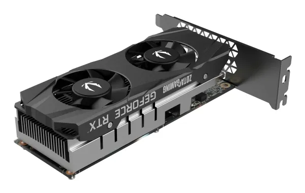 ZOTAC GAMING GeForce RTX 3050 6GB LP - Grafikkort - GF RTX 3050 - 6 GB GDDR6 - PCIe 4.0 x8 lavprofil - DisplayPort, HDMI - boks
