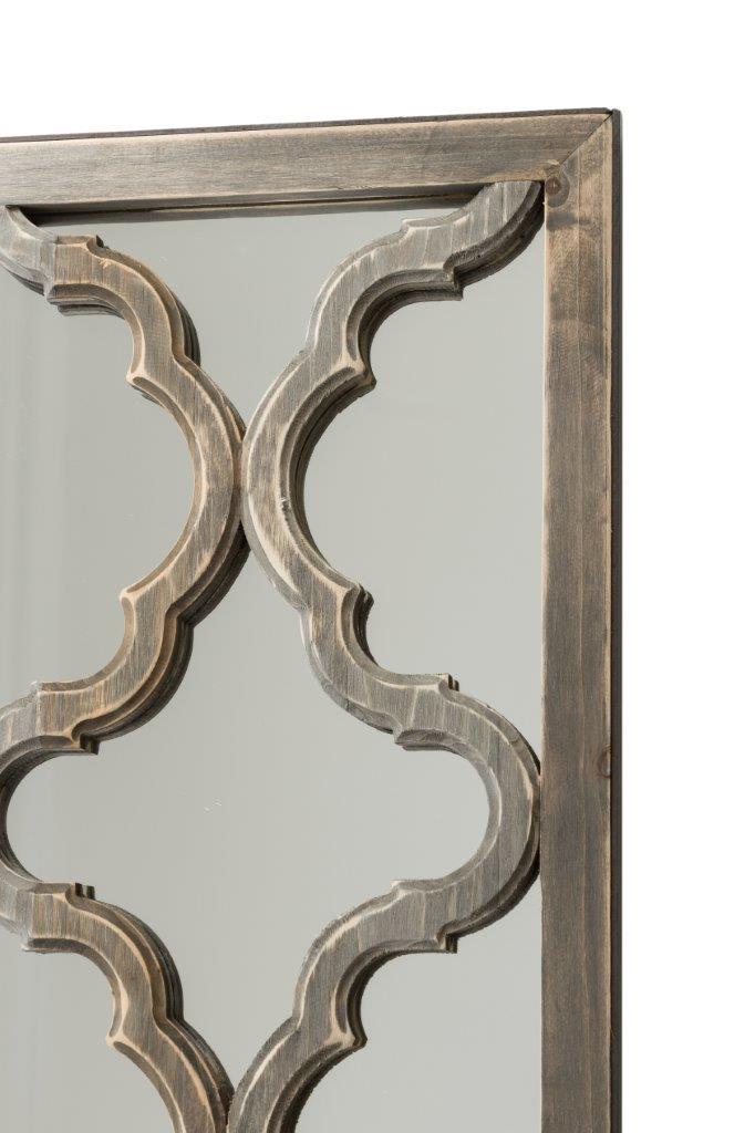 Wandspiegel AMAZONIA - braun - 61x122 cm