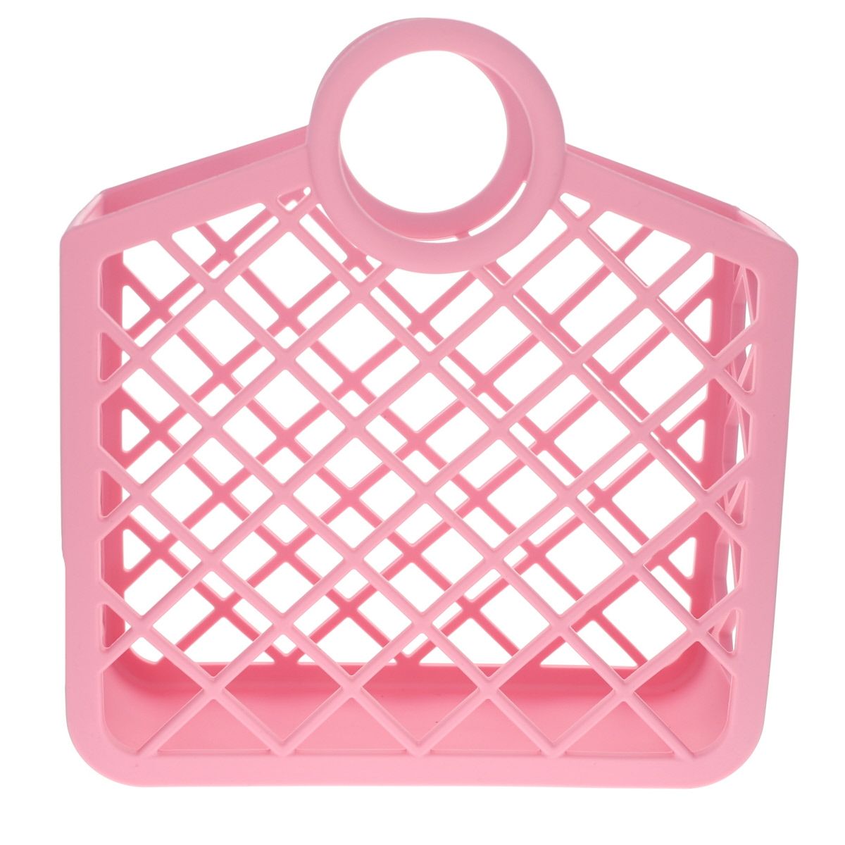 Panier rétro en silicone rose pastel Roodoudou