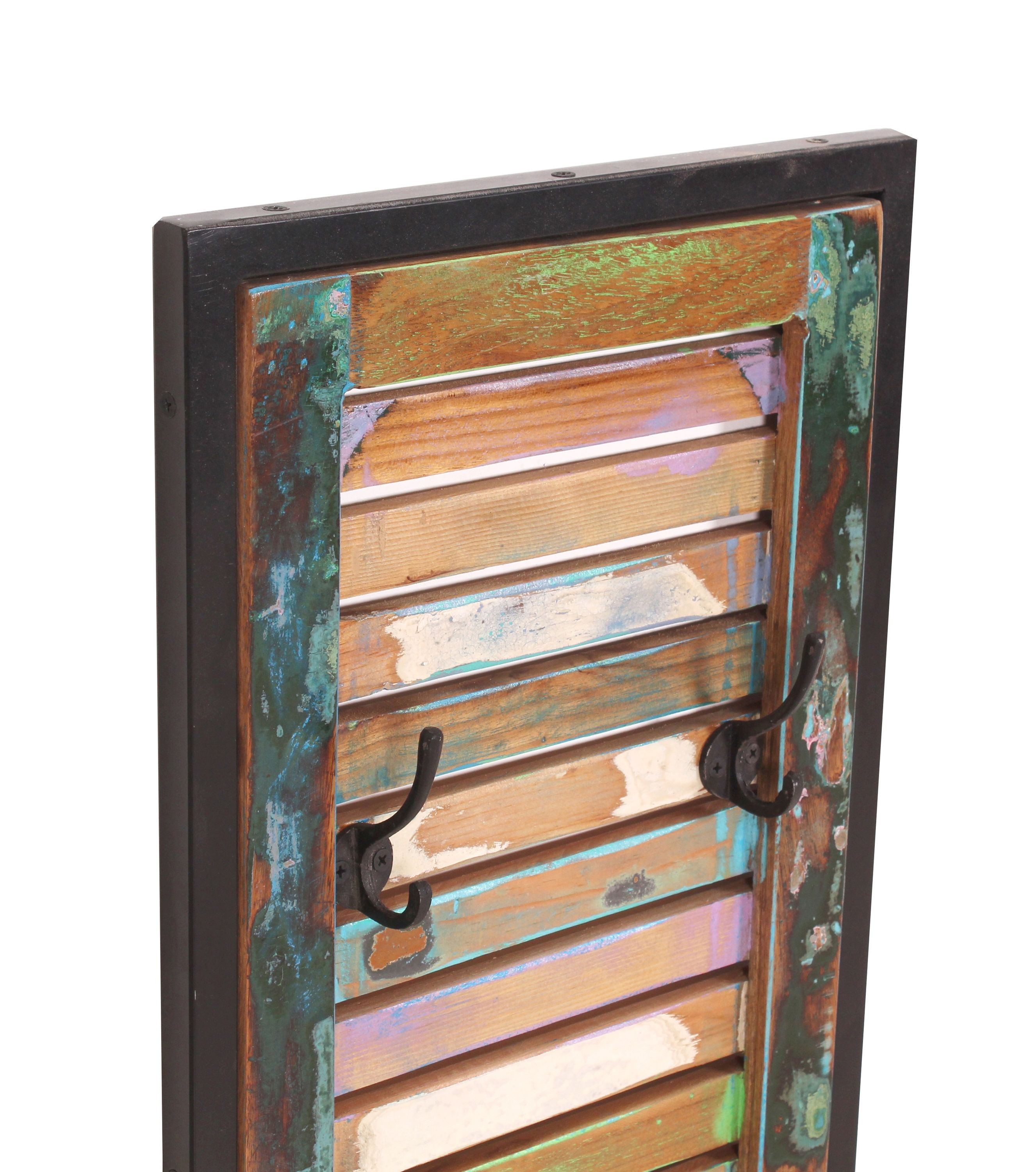 Garderobenpaneel Fiume Altholz Haken Wandgarderobe Flur Garderobe Wandpaneel