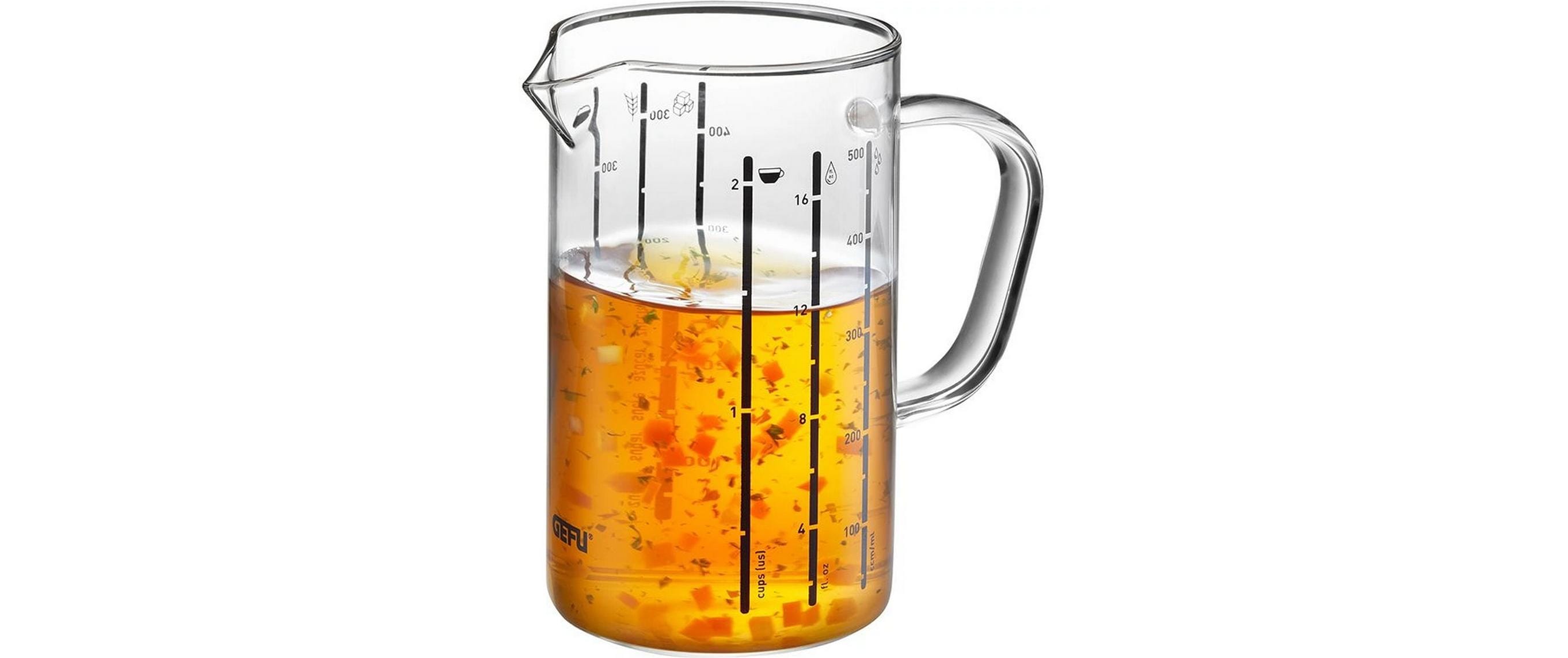 Messbecher Meti 500 mlMessbecher aus Glas