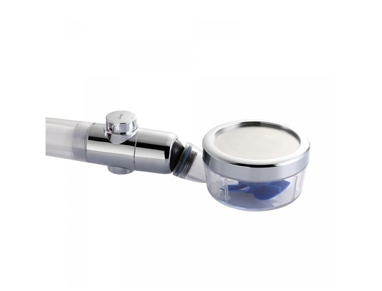 HERZBERG - Pomme et pommeau de douche Douchette à haute pression et turbocompresseur filtrant mate...