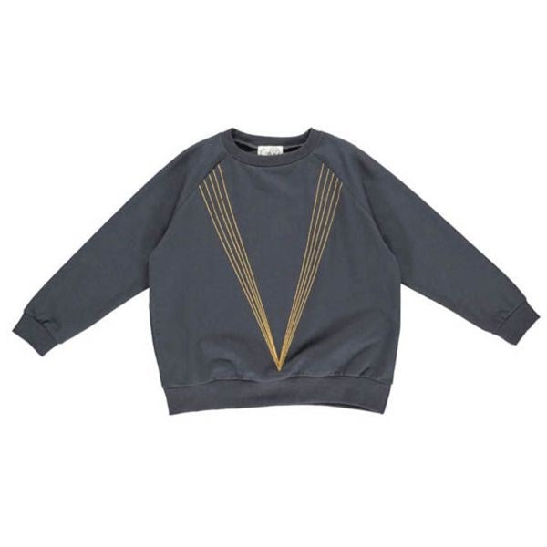 Star Dark Washed Baby Sweat - GRO → Luksusbaby.dk
