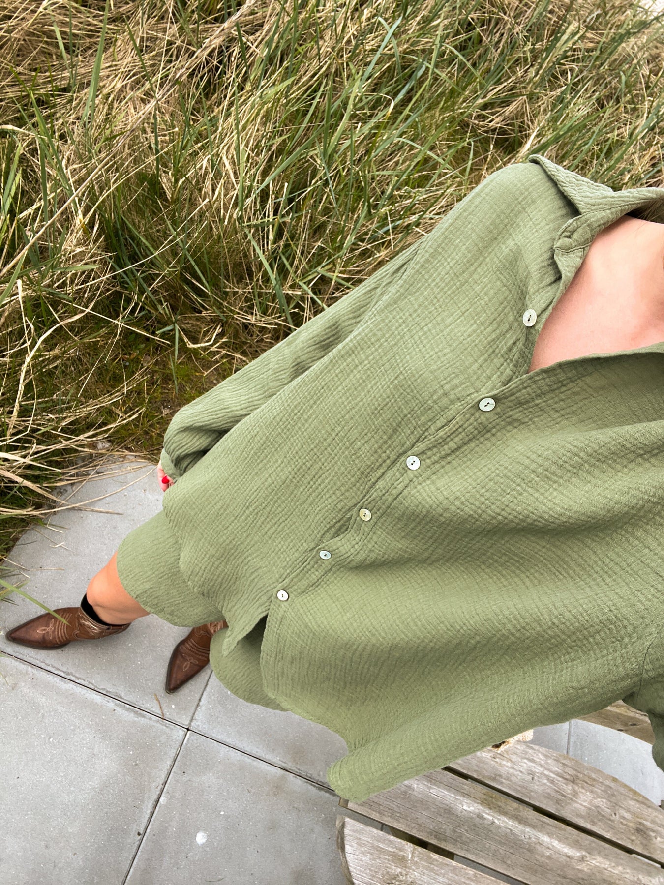 Noella Suri Shirt 984 leaf green