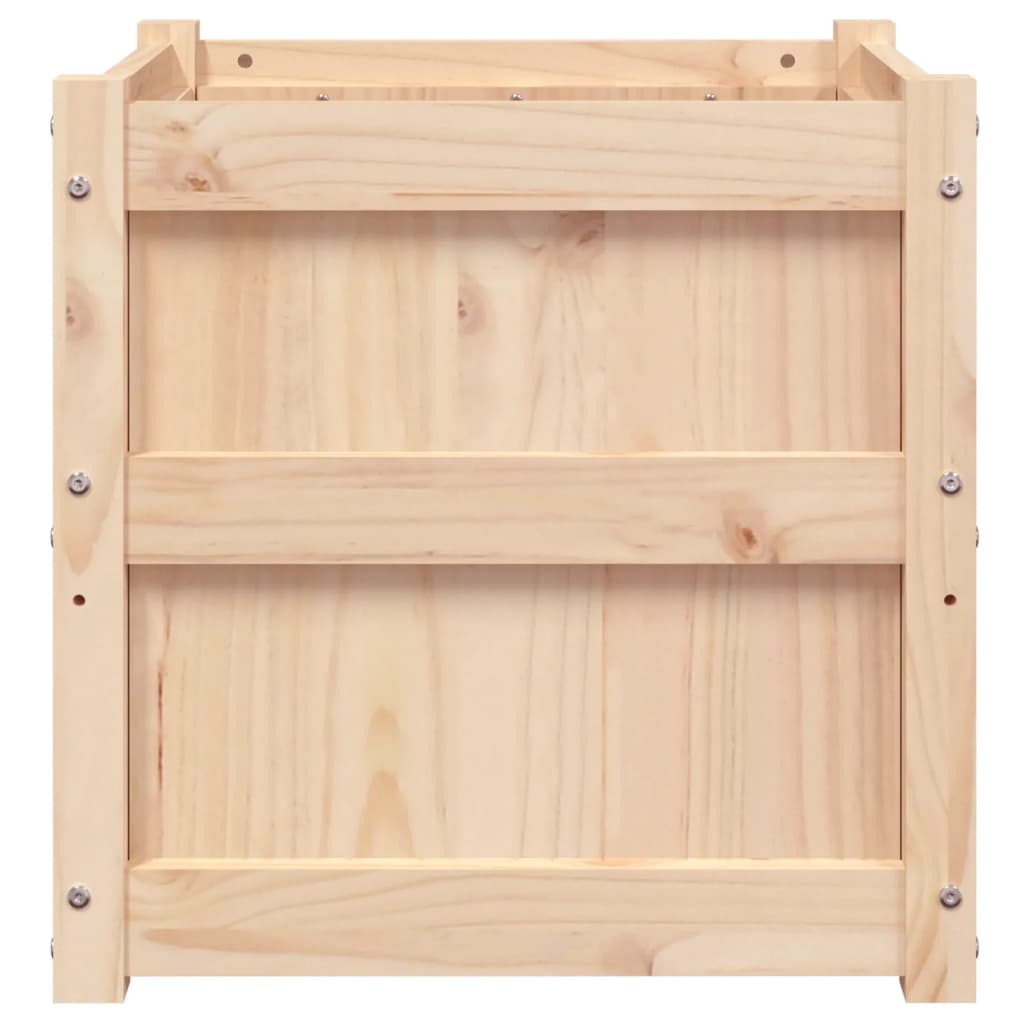 Jardinières 2 pcs bois de pin massif