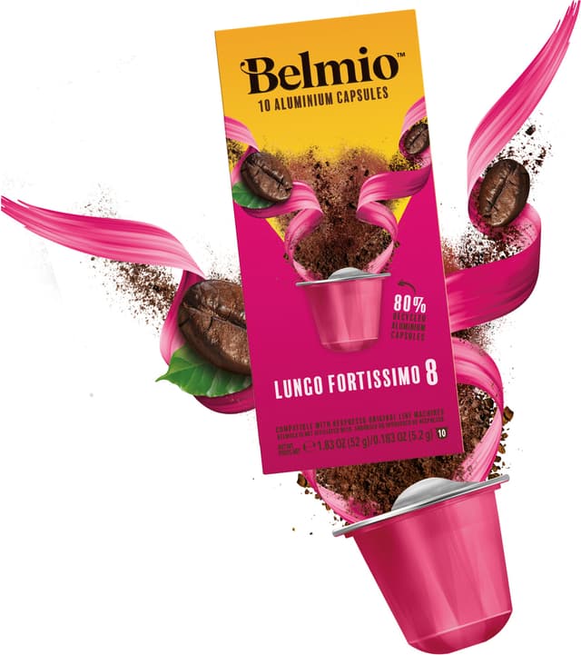 Belmio Lungo Fortissimo kaffekapsler til Nespresso (10 stk.)