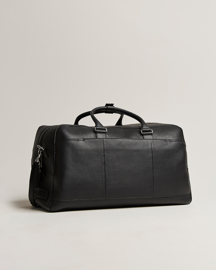 Tiger of Sweden Brome Grained Leather Weekendbag Black