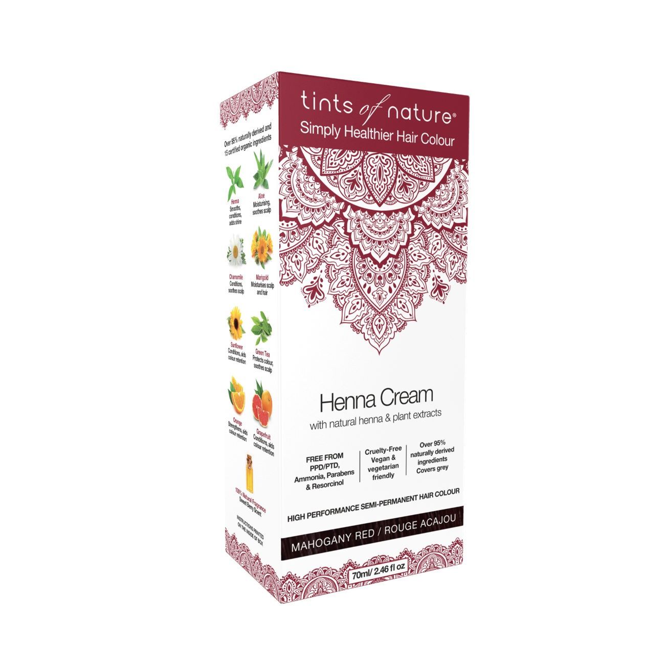 Tints of Nature Henna Cream Mahogny Red