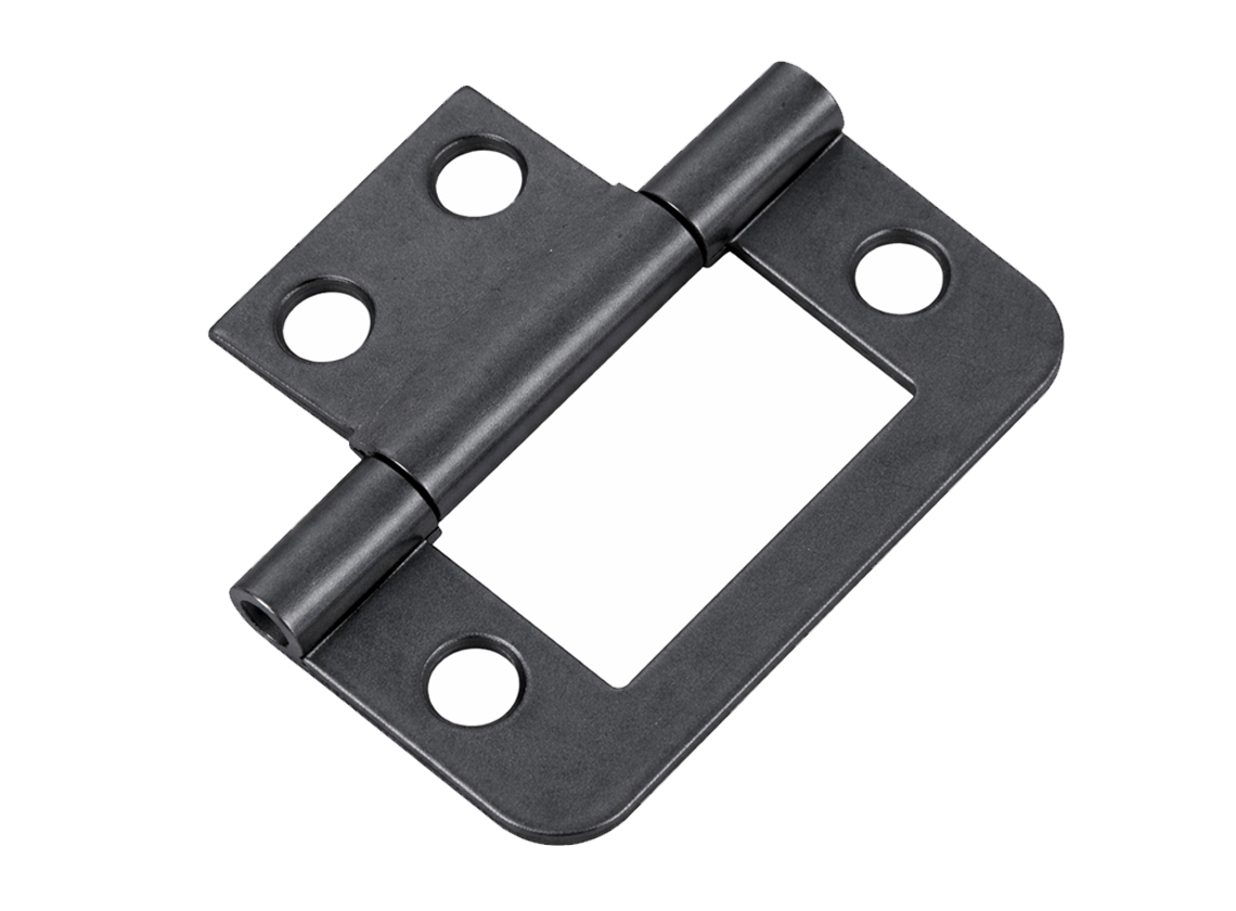 Fjord metalen kleine vlakke scharnieren (2x stuks) - anthracite