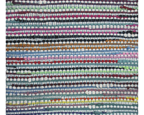 Patchwork vloerkleed met knopen, kleurrijk, 50x80 cm
