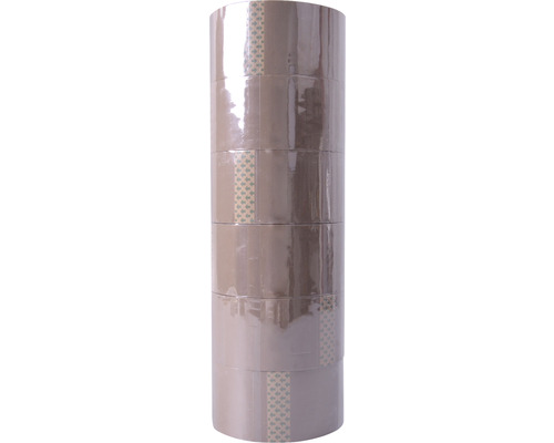 Verpakkingstape bruin 6x 48 mm x 66 m
