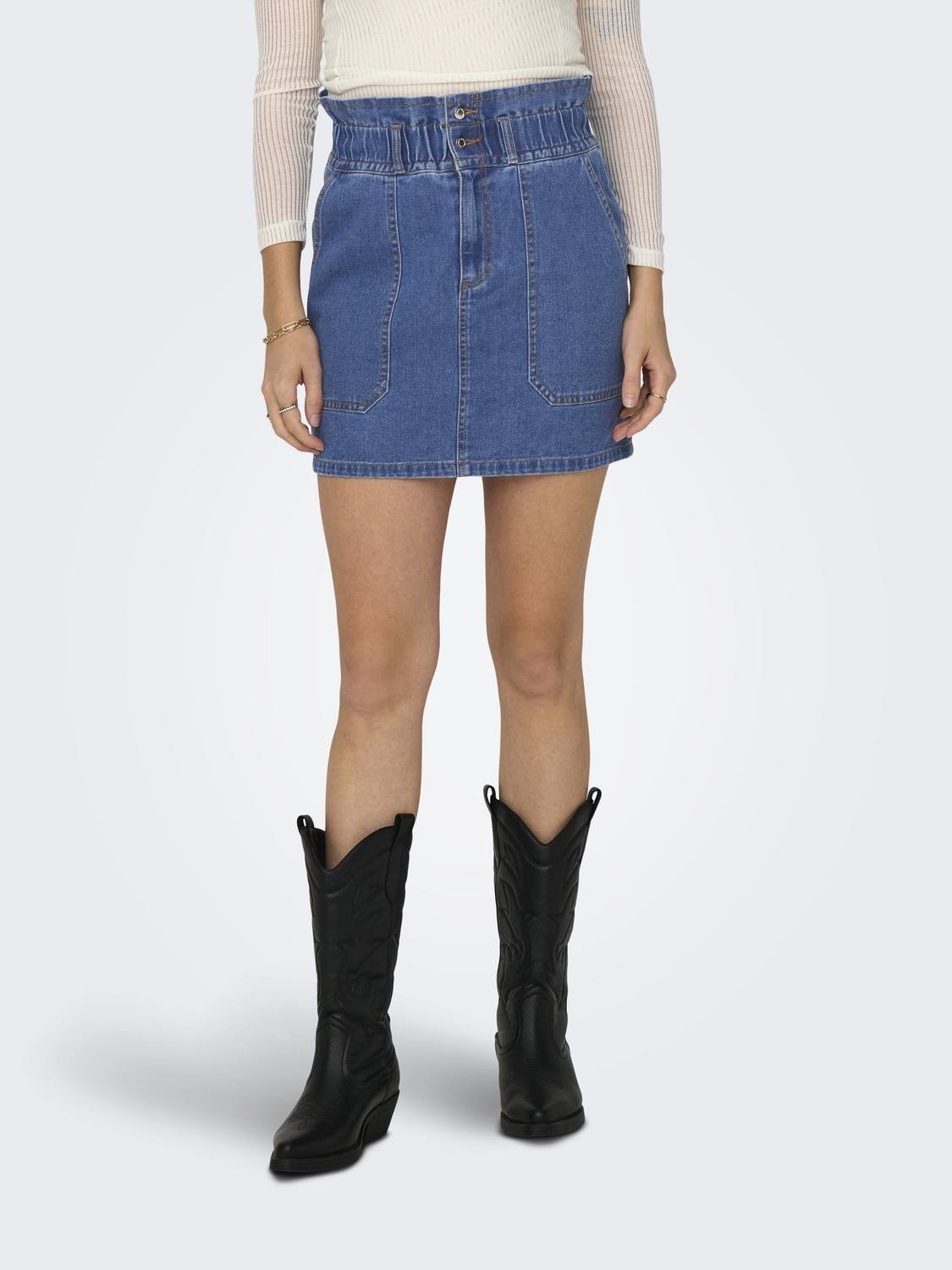 ONLY Jeansrock »ONLMILLIE HW MINI CARGO PB DNM SKIRT BJ«
