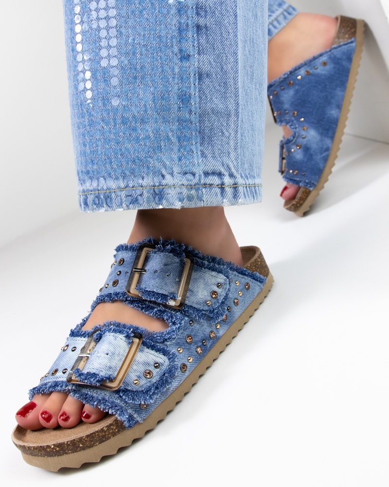 Colors of California Bio Sandalen  - blauw