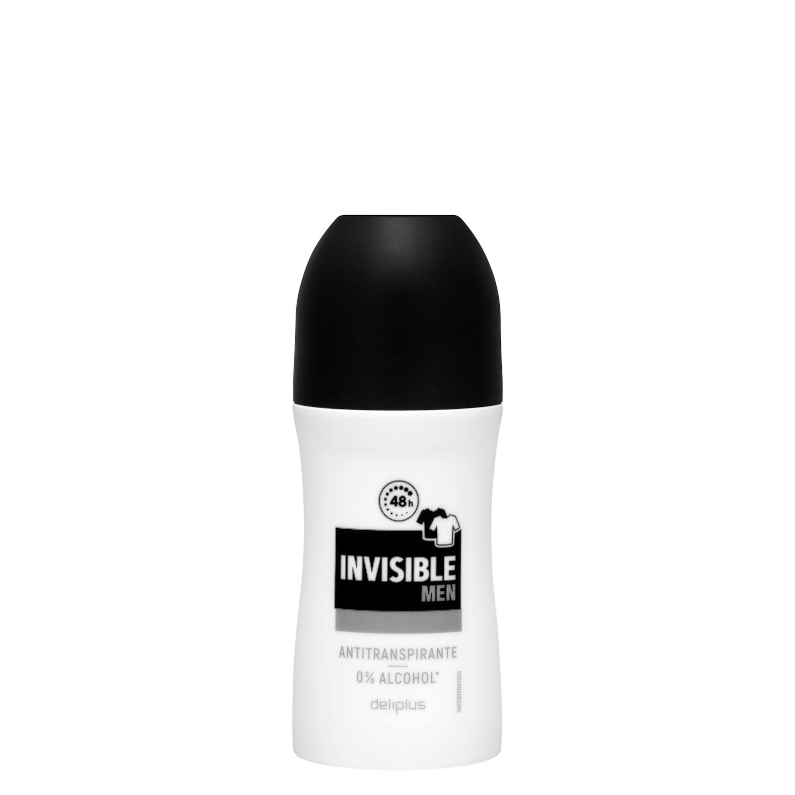 Déodorant anti-transpirant à bille Invisible Men Deliplus