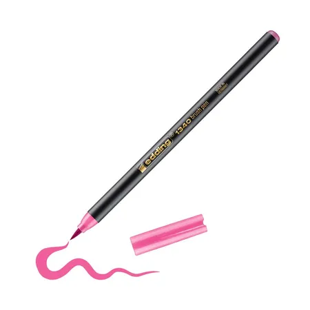 edding 1340 brushpen rosa