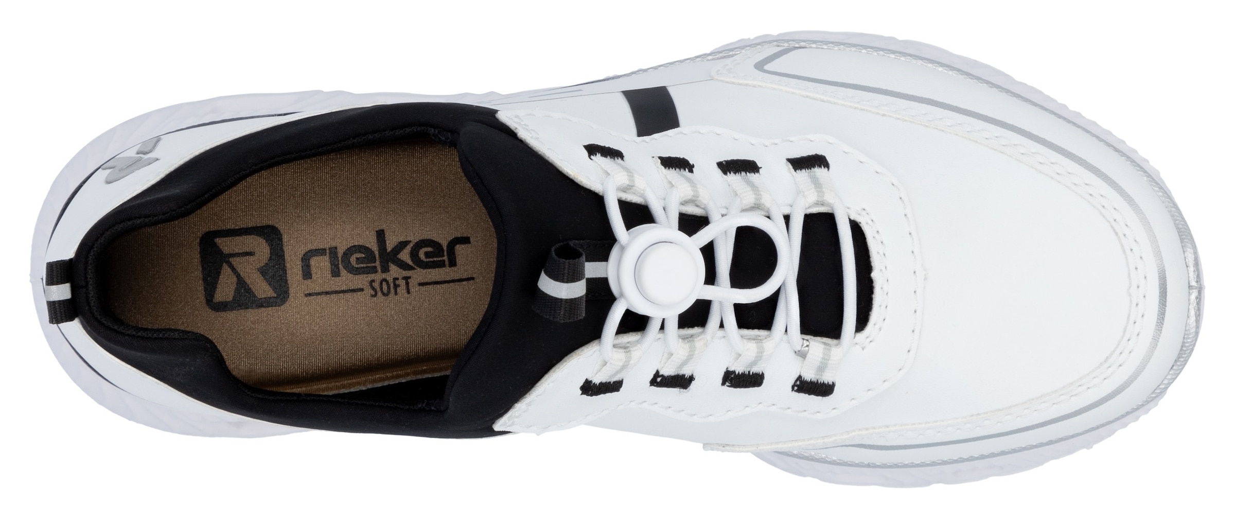 RIEKER Sport Slip-On Sneaker »Edina«  Chunky Slipper, Freizeitschuh in veganer Verarbeitung