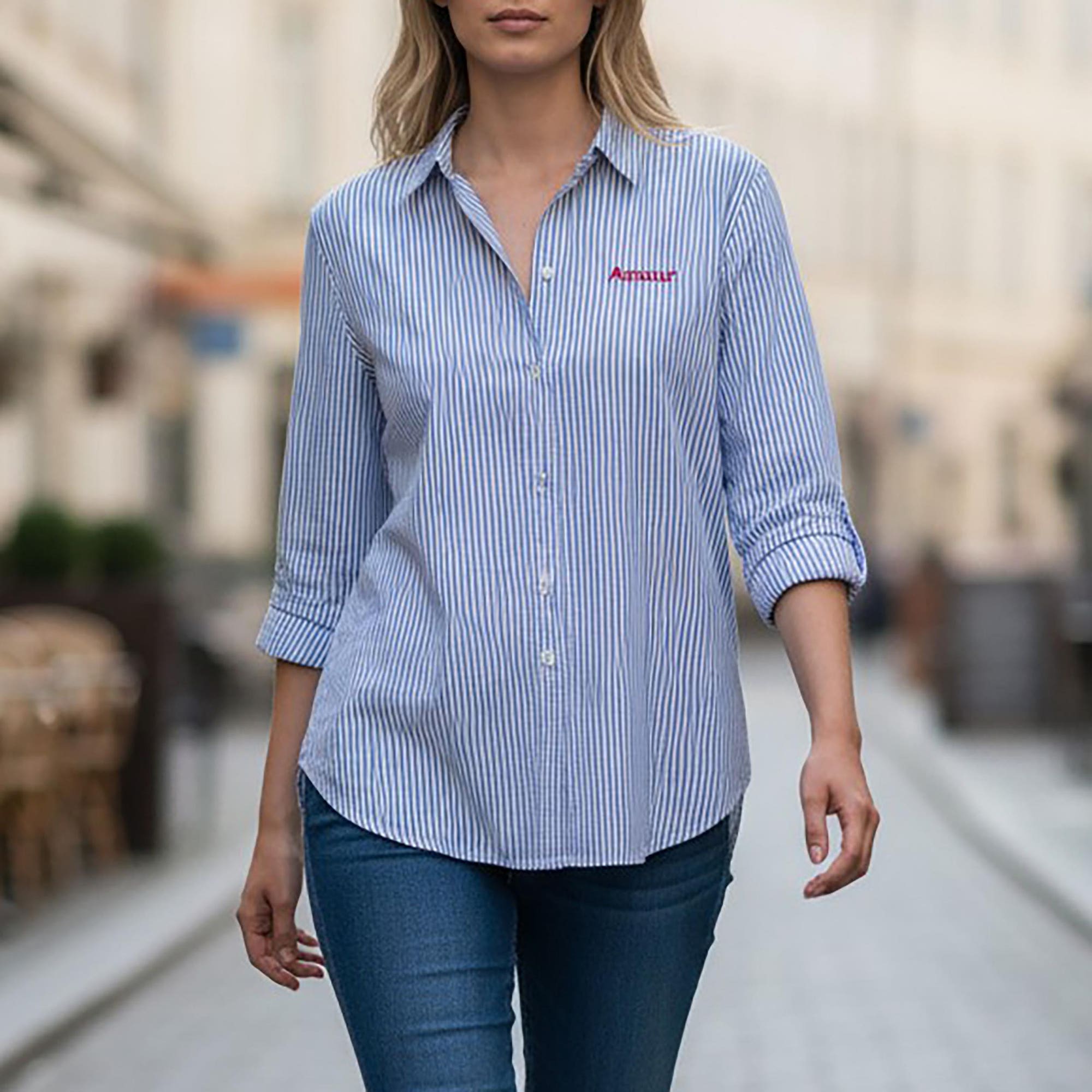 Chemise Femme bleu