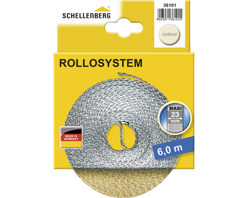 Rolluikband Maxi Schellenberg 36101, 23mm/6m, beige