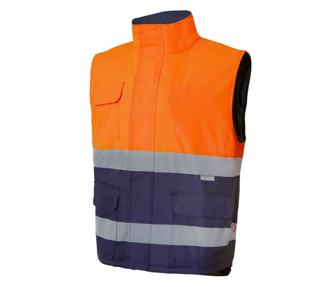VELILLA V35902 - BODYWARMER MATELASSE BICOLORE HAUTE VISIBILITE
