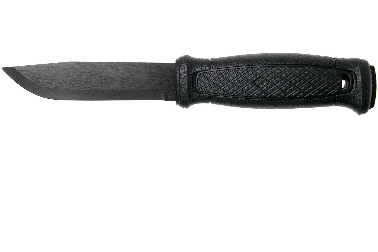 Mora Garberg Black Carbon bushcraftmes 13915 Polymeer schede met survival kit