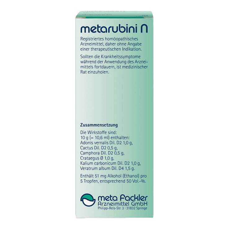 Metarubini N Tropfen zum Einnehmen, 100 ml