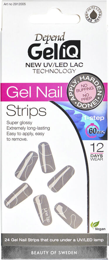 Depend Gel iQ Gel Nail Strips Semi cured n
