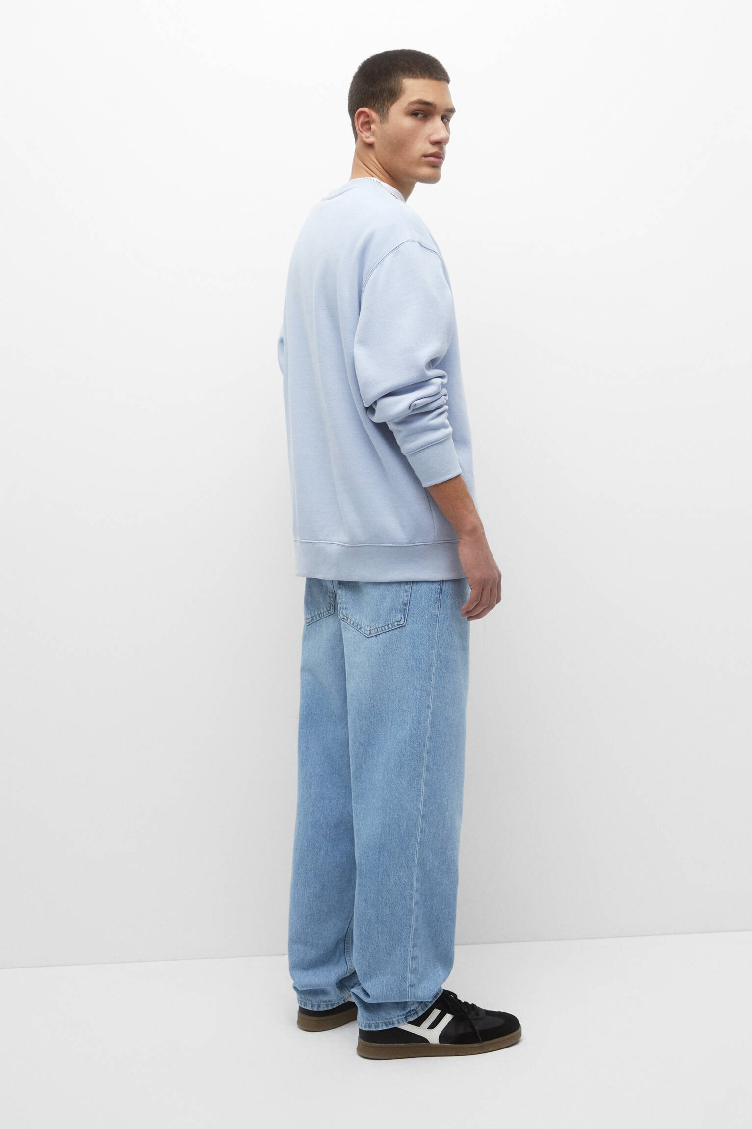 CALÇA JEANS FORTE - AZUL MÉDIO