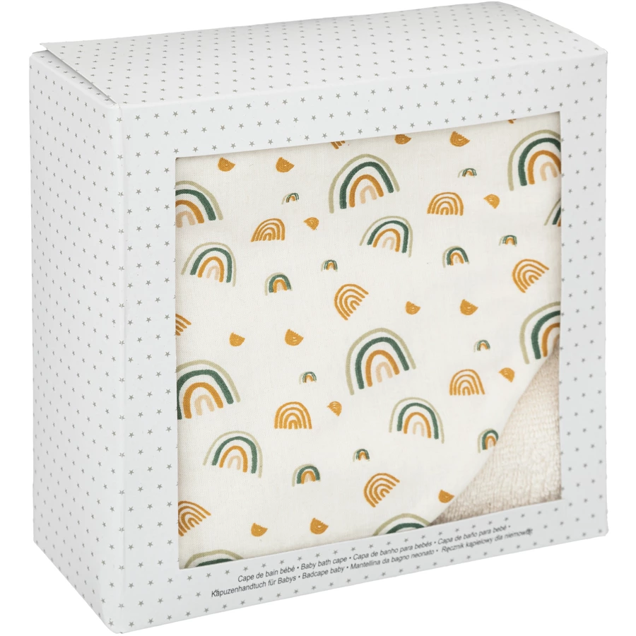 atmosphera for kids Kapuzenbadetuch Regenbogen