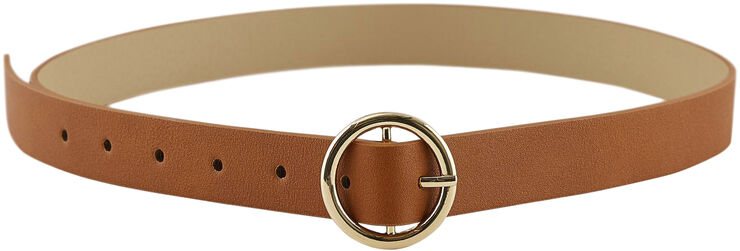 Pieces PCBONNA JEANS BELT NOOS Cognac/gold buckle