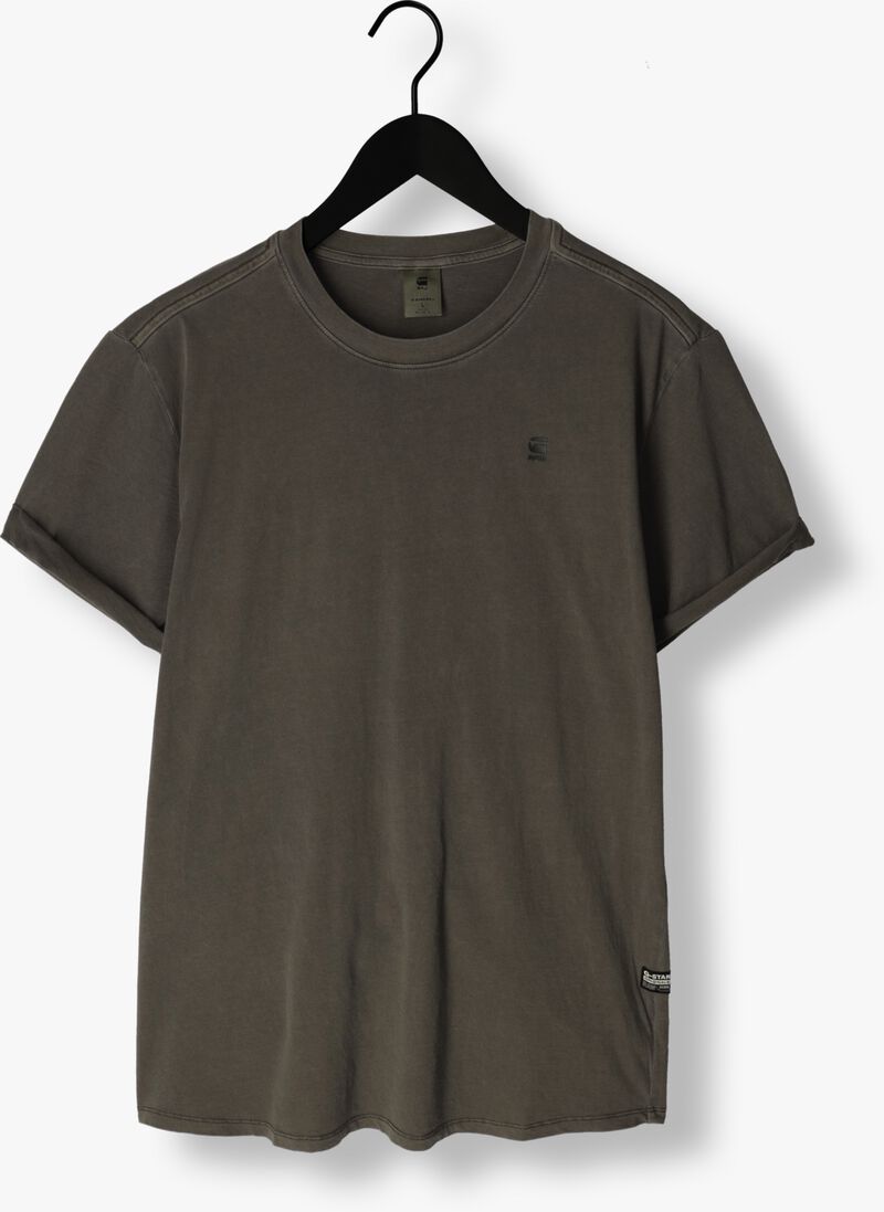 G-STAR RAW grijze g-star raw t-shirt lash r t s\s