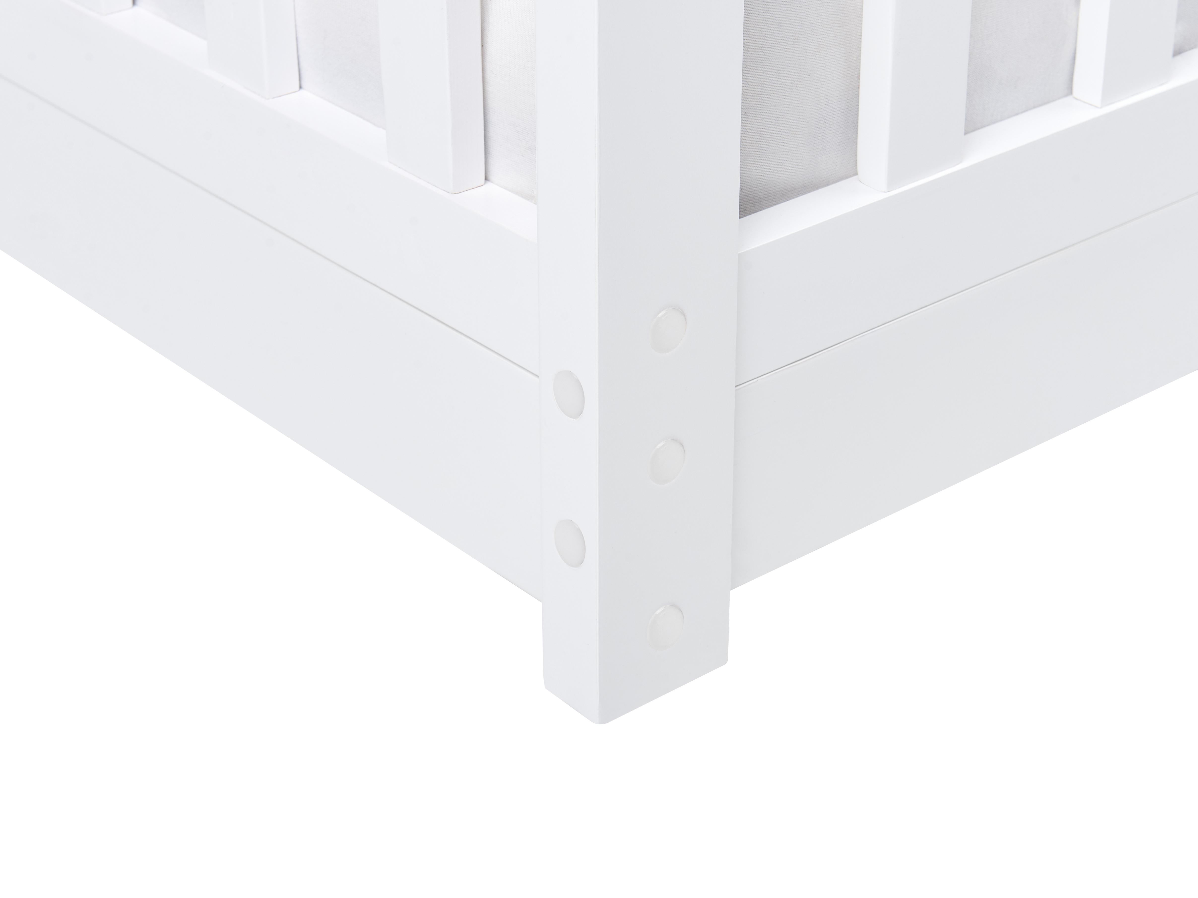 Kinderbed Huis Dennenhout COSSAYE 90 x 200 cm Wit
