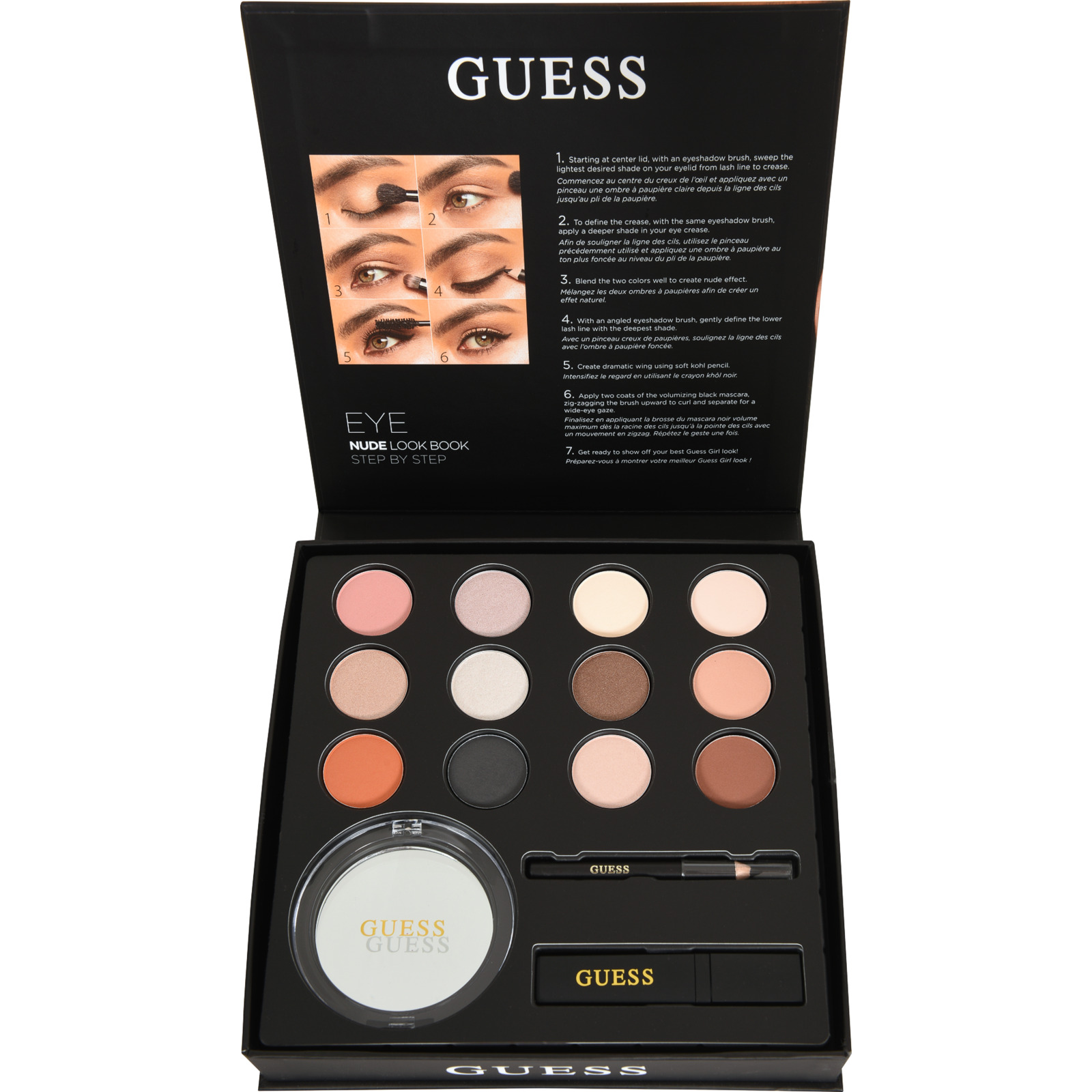 Guess Make-up Set Eye Nude, 15-teilig