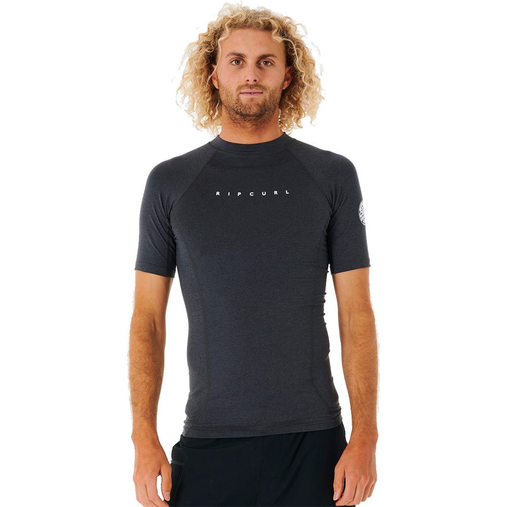 Rip Curl Dawn Patrol Performance UV-Shirt Herren black marled