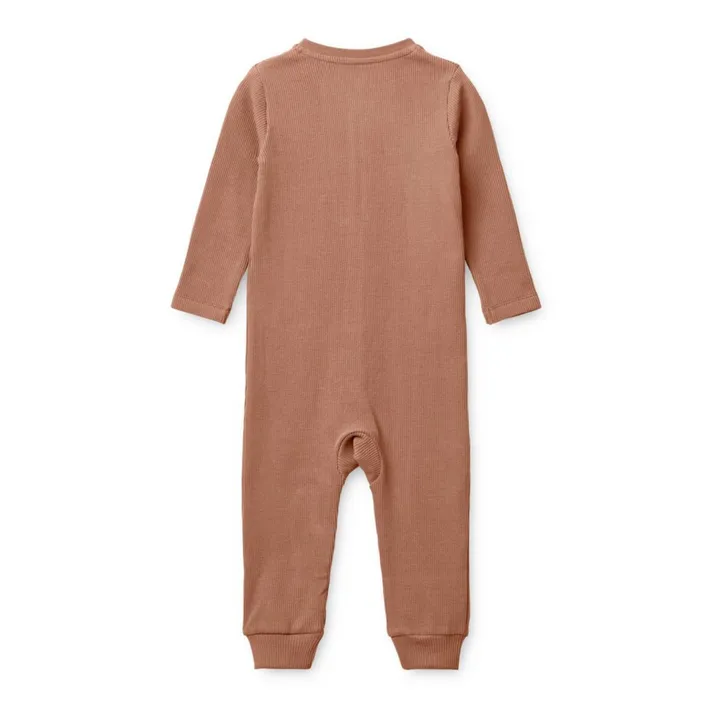 Liewood Pyjama Coton Bio Côtelé Birk | Vieux Rose