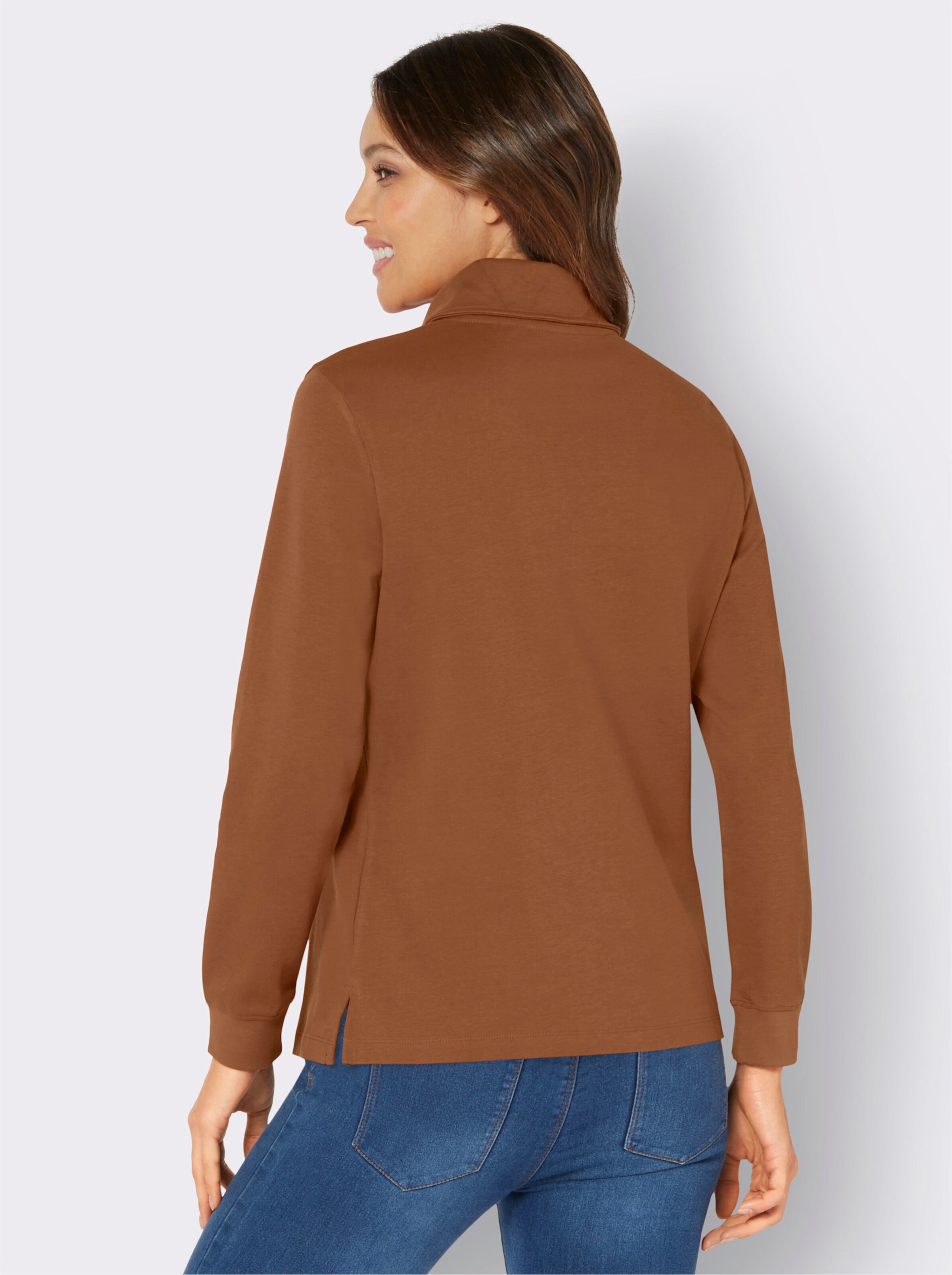 Sweatshirt mit Reißverschluss