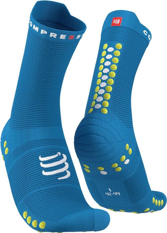 Pro Racing Socks v Run High Primerose/Fjord Blue