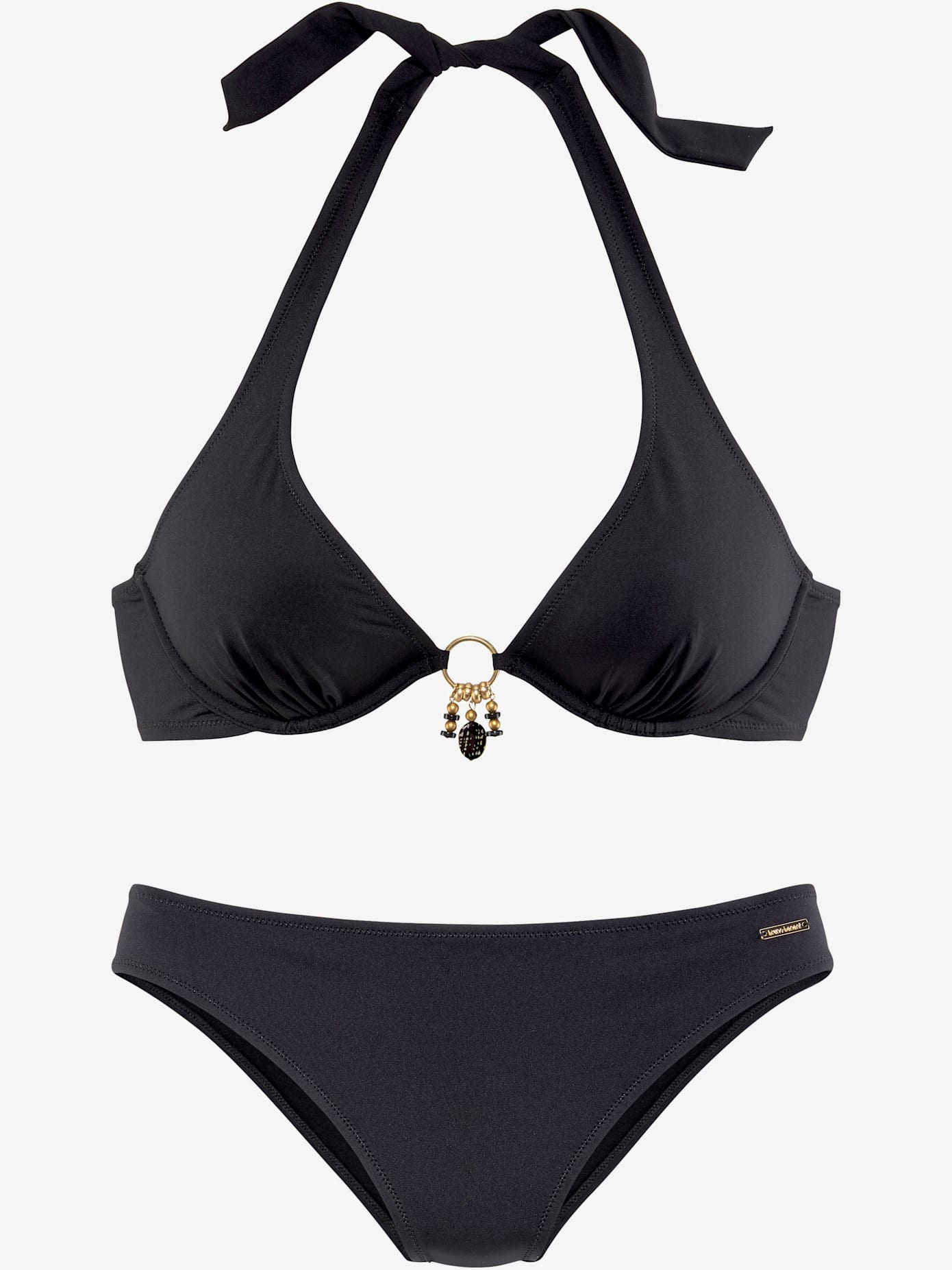 Maillot de bain à armatures couleurs unies classiques
