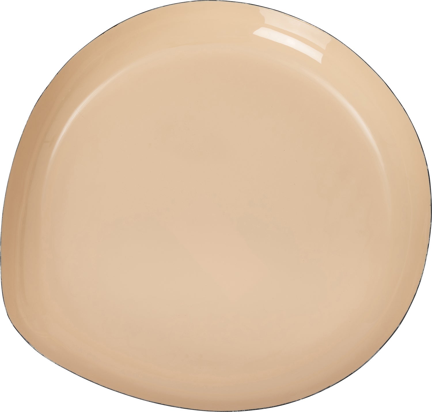Intratuin bijzettafel Dia beige / zwart D 32 H 45 cm