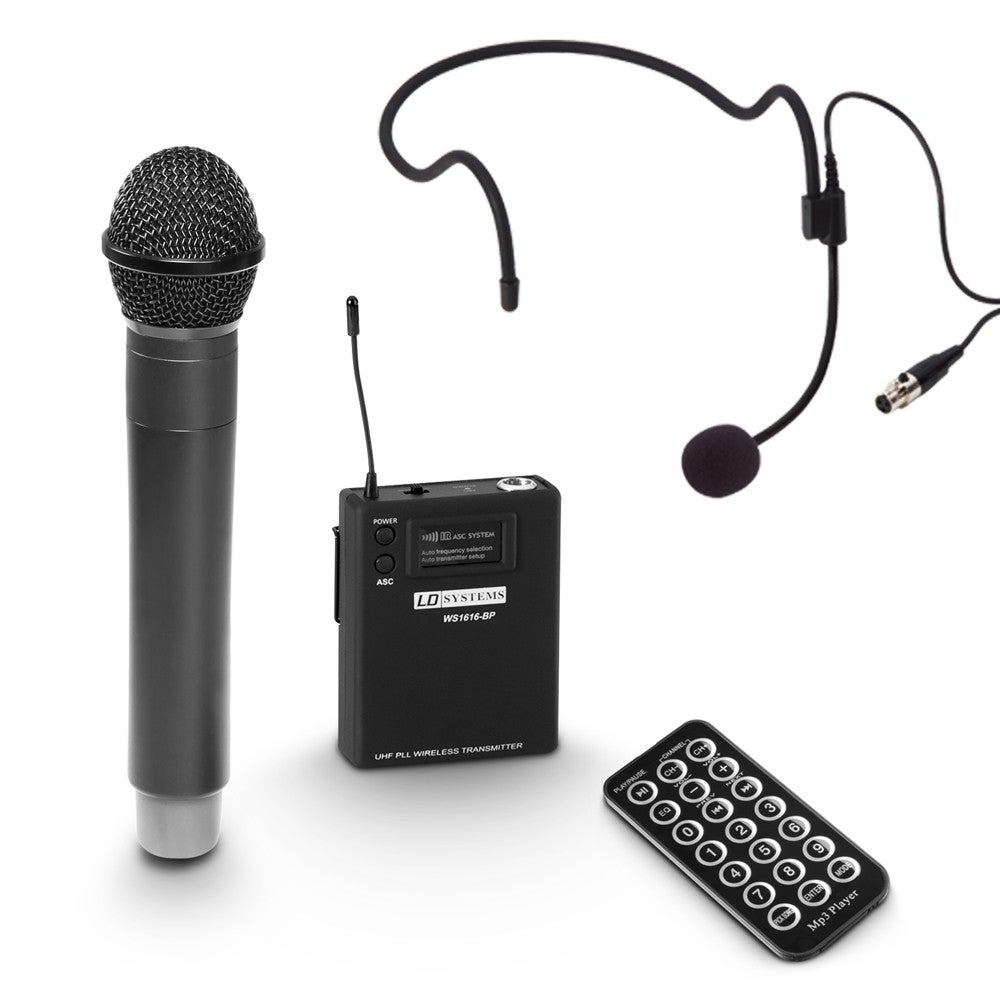LD Systems ROADBUDDY 10 HBH 2 draadloze mobiele accu luidspreker 863 - 865 MHz