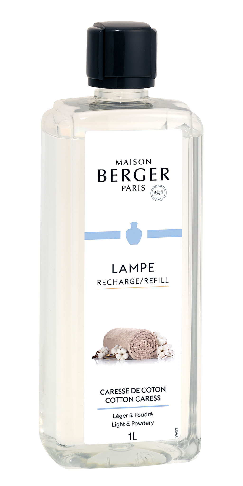 Parfum pour lampe Berger Caresse de Coton 1L- MAISON BERGER